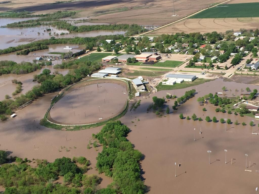 Deshler flooding